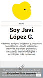 Mobile Screenshot of javilopezg.com