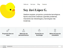 Tablet Screenshot of javilopezg.com